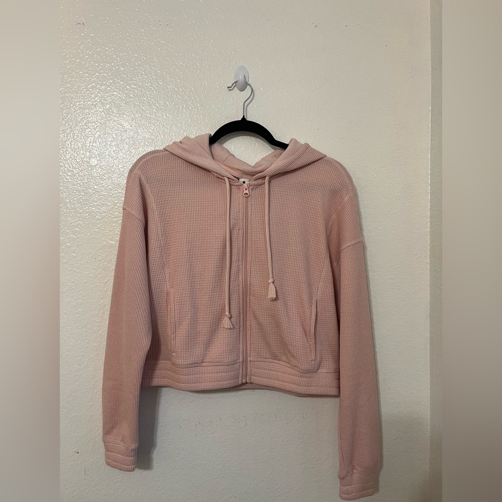 Yogalicious Blush Pink Hooded Sweatshirt